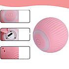 Інтерактивна іграшка для котів 4,3см PetGravity, від USB / Смарт м'ячик з підсвічуванням для домашніх тварин, фото 3