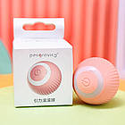 Інтерактивна іграшка для котів 4,3см PetGravity, від USB / Смарт м'ячик з підсвічуванням для домашніх тварин, фото 10