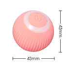 Інтерактивна іграшка для котів 4,3см PetGravity, від USB / Смарт м'ячик з підсвічуванням для домашніх тварин, фото 9