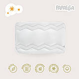 Подушка дитяча Comfort 40х60 см PAPAELLA для немовлят антиалергенна для дітей плоска низька біла, фото 3