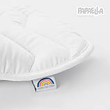 Подушка дитяча Comfort 40х60 см PAPAELLA для немовлят антиалергенна для дітей плоска низька біла, фото 4
