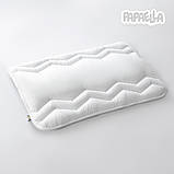 Подушка дитяча Comfort 40х60 см PAPAELLA для немовлят антиалергенна для дітей плоска низька біла, фото 7