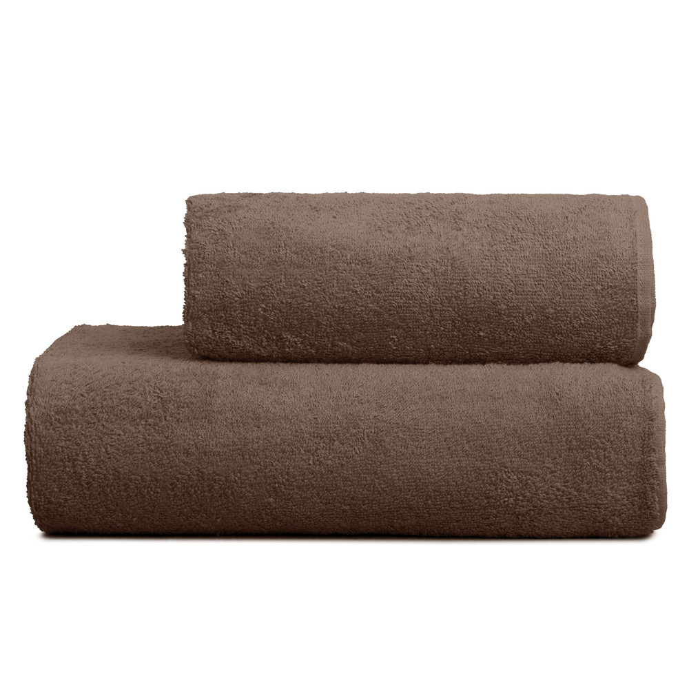 Рушник махровий Ідеал TM IDEIA 70х140 см шоколад, фото 1