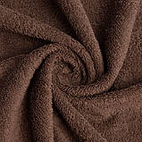 Рушник махровий Ідеал TM IDEIA 70х140 см шоколад, фото 3