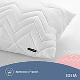 Подушка 40х60 см NORDIC COMFORT+ IDEIA антиалергенна з блискавкою холлофайбер, фото 9