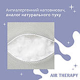 Набір подушок з дихаючою сіткою та аналогом лебединого пуху AIR THERAPY 50х70, 2 шт сірий, фото 4