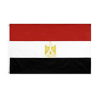 Флаг Египта 150х90 см. Египетский флаг полиэстер RESTEQ. Флаг Арабской Республики Египет