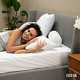 Подушка 40х60 см NORDIC COMFORT+ IDEIA антиалергенна з блискавкою холлофайбер, фото 7