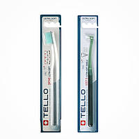 Набір зубних щіток Tello Ortho для брекетів (зубна щітка Tello Ortho 4920+зубна щітка Tello 1007,5), 2 шт
