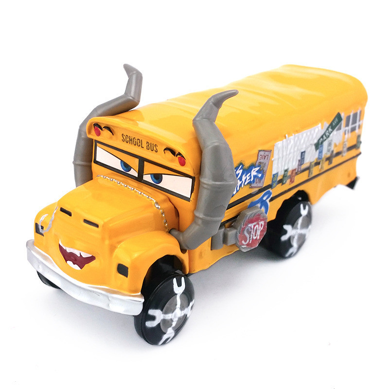 Автобус із мультфільму Тачки 3 RESTEQ. Автобус Міс Крихітка. Іграшка Miss Fritter вантажівка з мультфільму Cars 3