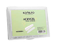 Верхние формы для наращивания Komilfo Acry Gel Forms,Modern