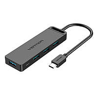 USB Hub Vention TGKBB, Type-C, 0.15 м., Черный