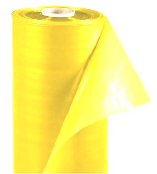 Плівка парникова жовта, УФ 12міс., 100мкм, рукав 1,5х2, рулон 100м