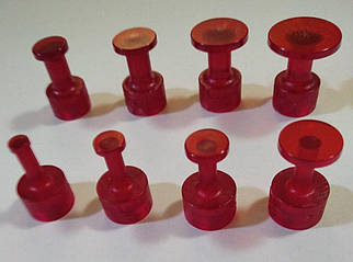 Клейові грибки NUSSLE/Laka hagel Serie RED, 8 шт.
