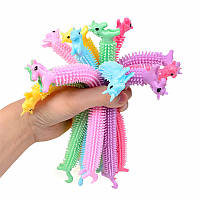 Іграшка антистрес Єдиноріг RESTEQ 18 см. Набір іграшок тягучок 5 шт. Іграшка Unicorn, що розтягується.