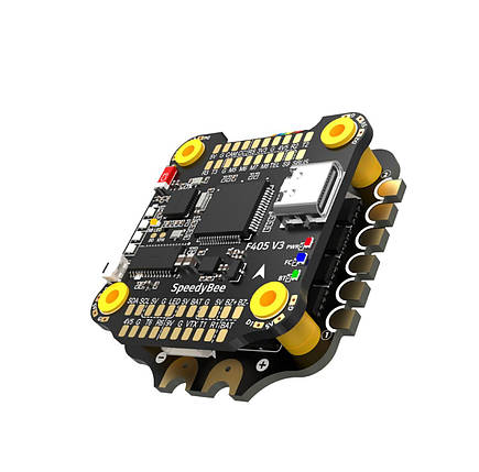 Польотний стек SpeedyBee F405 V3 з ESC 50A 3-6s BLHeli_S 4в1 30x30 мм, фото 1