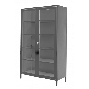 Шафа медична з нержавіючої сталі з сейфом ШМ-2 Н