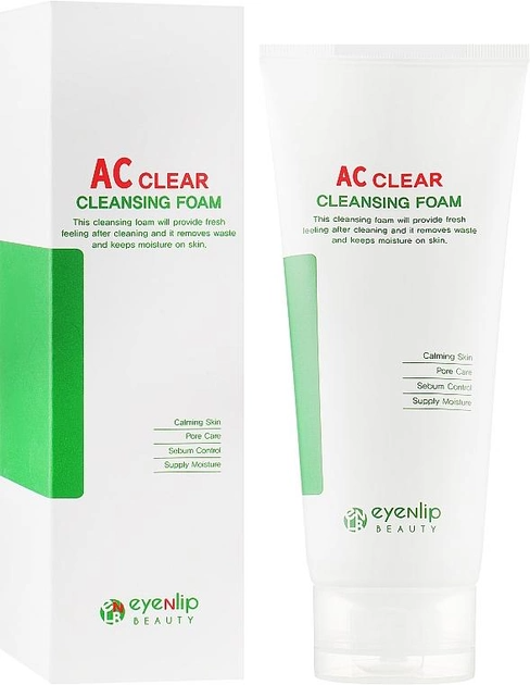 Пінка для проблемної шкіри обличчя EYENLIP AC CLEAR FOAM 150ml