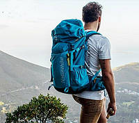 Рюкзак туристический Naturehike NH18Y045-Q, 45 л, голубой из нейлона, рюкзак для длительных походов