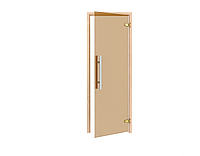 Дверь для сауны, Premium, Bronze, Осина 80x190