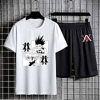Летний костюм спортивный мужской Аниме Комплект Аниме футболка+шорты ХИТ продаж