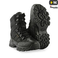 M-Tac ботинки тактические зимние Thinsulate Black, берцы для ЗСУ, тактические берцы, зимняя обувь