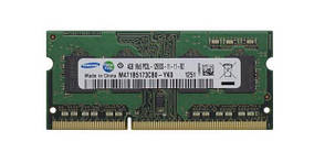 Пам'ять Samsung SODIMM DDR3 4 GB PC3L-12800S (1600Mhz) (M471B5173CB0-YK0)(8x1) - Б/У