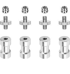 Адаптера 1/4 дюйма і 3/8 дюйма перехідник-папа-мама для DSLR-камери/штатива/монопода/кульової головки/спалаху