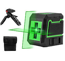 Професійний лазерний рівень HILDA із двома зеленими лініями + Штатив