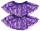 Бахіли одноразові 4 г (фіолетові) Бахилкин (400 шт/пак), фото 3