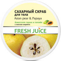 Скраб для тела Fresh Juice Asian Pear & Papaya сахарный 225 мл (4823015936418)