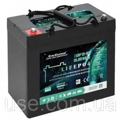 Акумулятор літій залізний 12В,V, 60Аг, AH, ампер годин, LiFePO4, EverExceed