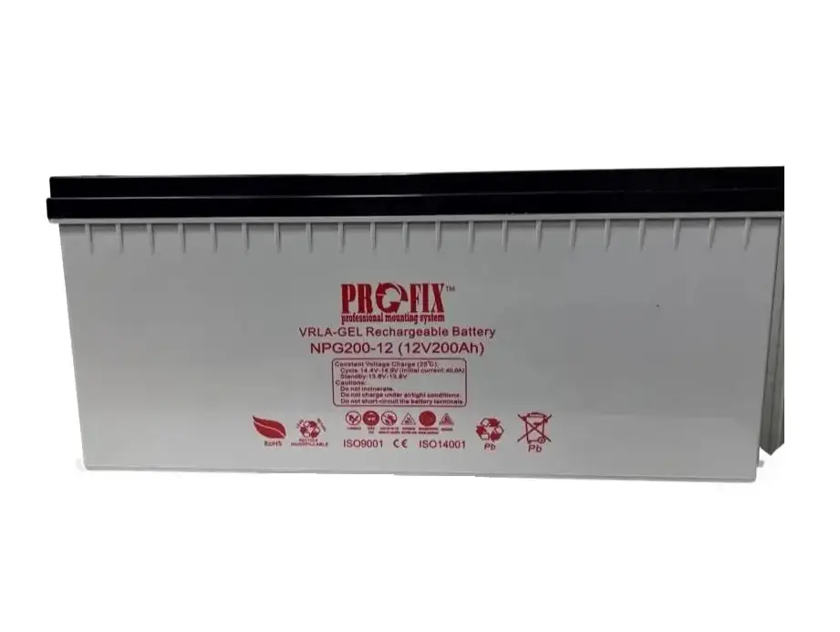 Аккумулятор ProFix VRLA-GEL, 12V 200Ah (NPG200-12), клемма Т5