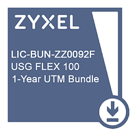 Подписка Zyxel на все сервисы безопасности (AS, AV, CF, IDP/DPI, SecuReporter Premium) сроком 1 год для USG