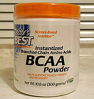 Аминокислоты бцаа Doctor's Best Instantized BCAA Powder 300 г 60 порций доктор бест