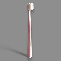 Зубная щетка Janeke розовый нюдовый-белый