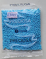 Бисер 10/0, цвет - голубой фарфор, №63000 (уп.50 грамм)
