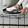 Столик із підносом IKEA LIVELYCKE 90564009 Чорний, фото 3