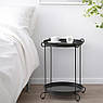 Столик із підносом IKEA LIVELYCKE 90564009 Чорний, фото 4