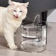 Питний фонтан для котів, котів і собак з фільтром NPET WF050TP 1.5 л (Прозорий), фото 3