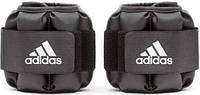 Утяжелители для лодыжки/запястья Adidas PERFORMANCE ANKLE черно-зеленые (2 х 1.0 кг) ADWT-12631