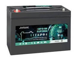 Акумулятор Lifepo4 12V, 100AH, ампер годин, для ДБЖ, інвертора, глибокого розряду, EverExceed, з BLUETOOTH