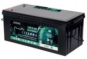 Літієвий акумулятор 12V 12В, 200AH, з BLUETOOTH, АКБ, LiFePO4, EverExceed