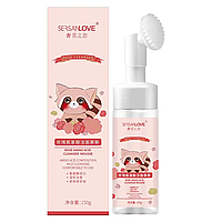 Пенка-мусс для умывания SERSANLOVE Rose Amino Acid Cleanser Mousse с экстрактом розы 150 мл