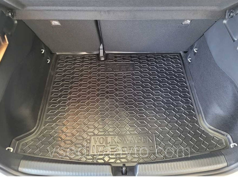 Килимок у багажник Volkswagen ID.3 Crozz Pure+ (Avto-Gumm) пластик+гума, фото 1
