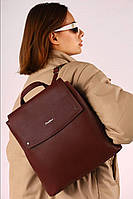 Рюкзак David Jones жіночий бордово-шоколадного кольору