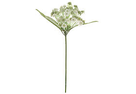 Штучна гілка Ксименезії, матеріал-пластик, 30см, колір-рожевий із зеленим