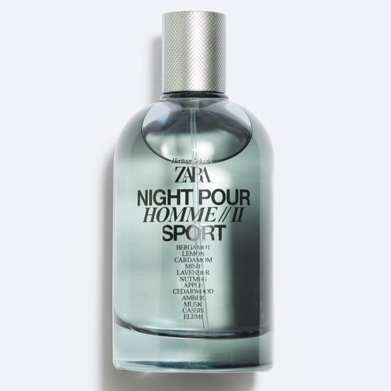 ПАРФЮМОВАНА ВОДА ZARA NIGHT POUR HOMME//II SPORT 150 МЛ (5,07 FL. OZ). СПЕЦІАЛЬНЕ ВИДАННЯ.