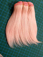 Трес ляльковий прямий, довжина волосся 15-18 см. Одиниця виміру 10 см №ПП