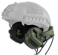 Военные тактические наушники для шлема Earmor M31 с креплением Чебурашка наушники для крепления каску ЗСУ